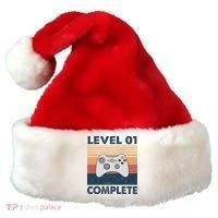 Funny 1st Wedding Anniversary For Couples Level 1 Complete Santa Hat thumb 0