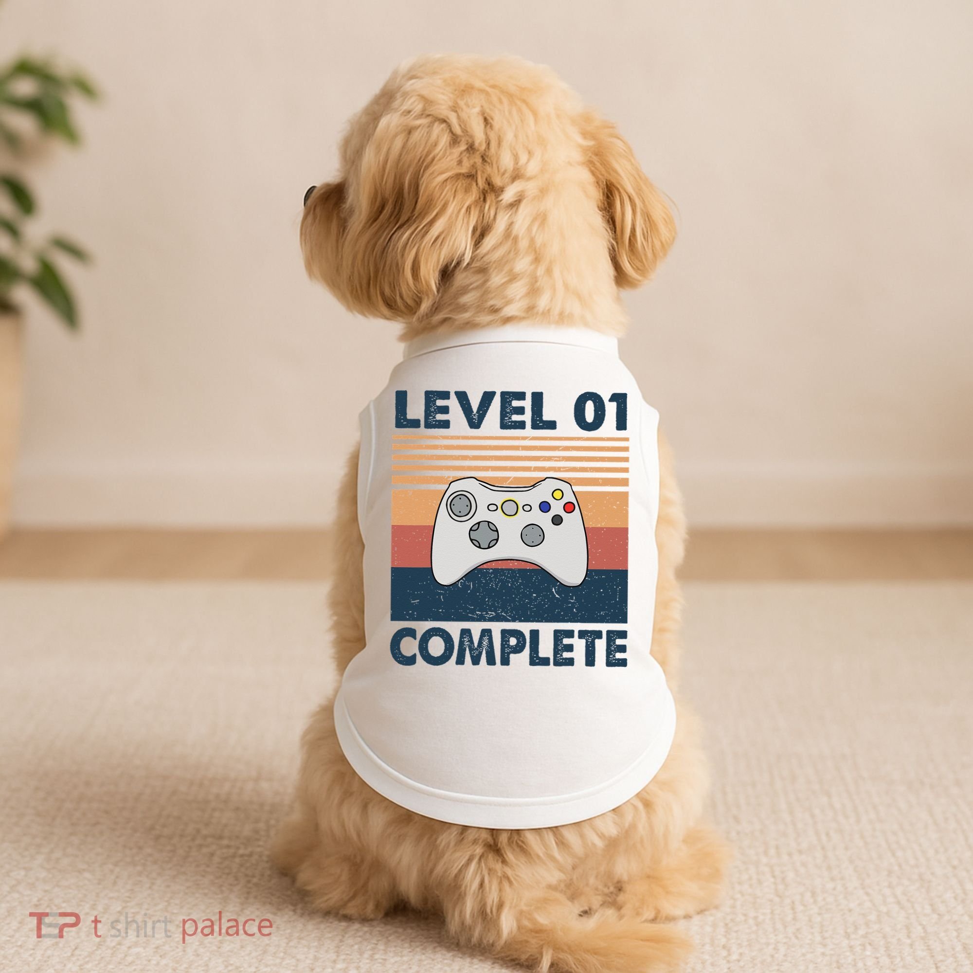 Funny 1st Wedding Anniversary For Couples Level 1 Complete Doggie Tank