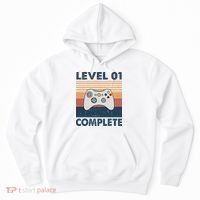 Funny 1st Wedding Anniversary For Couples Level 1 Complete Hoodie thumb 0