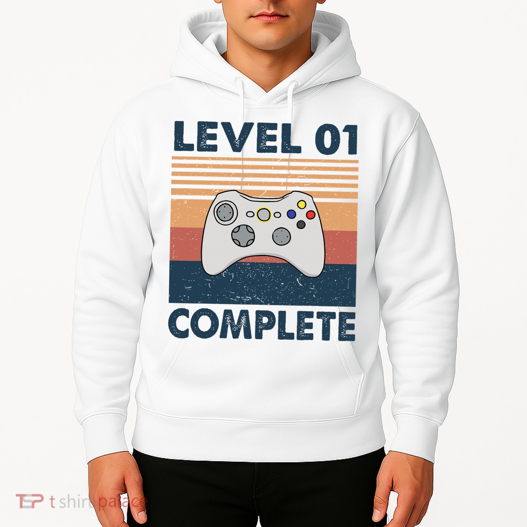 Funny 1st Wedding Anniversary For Couples Level 1 Complete Hoodie