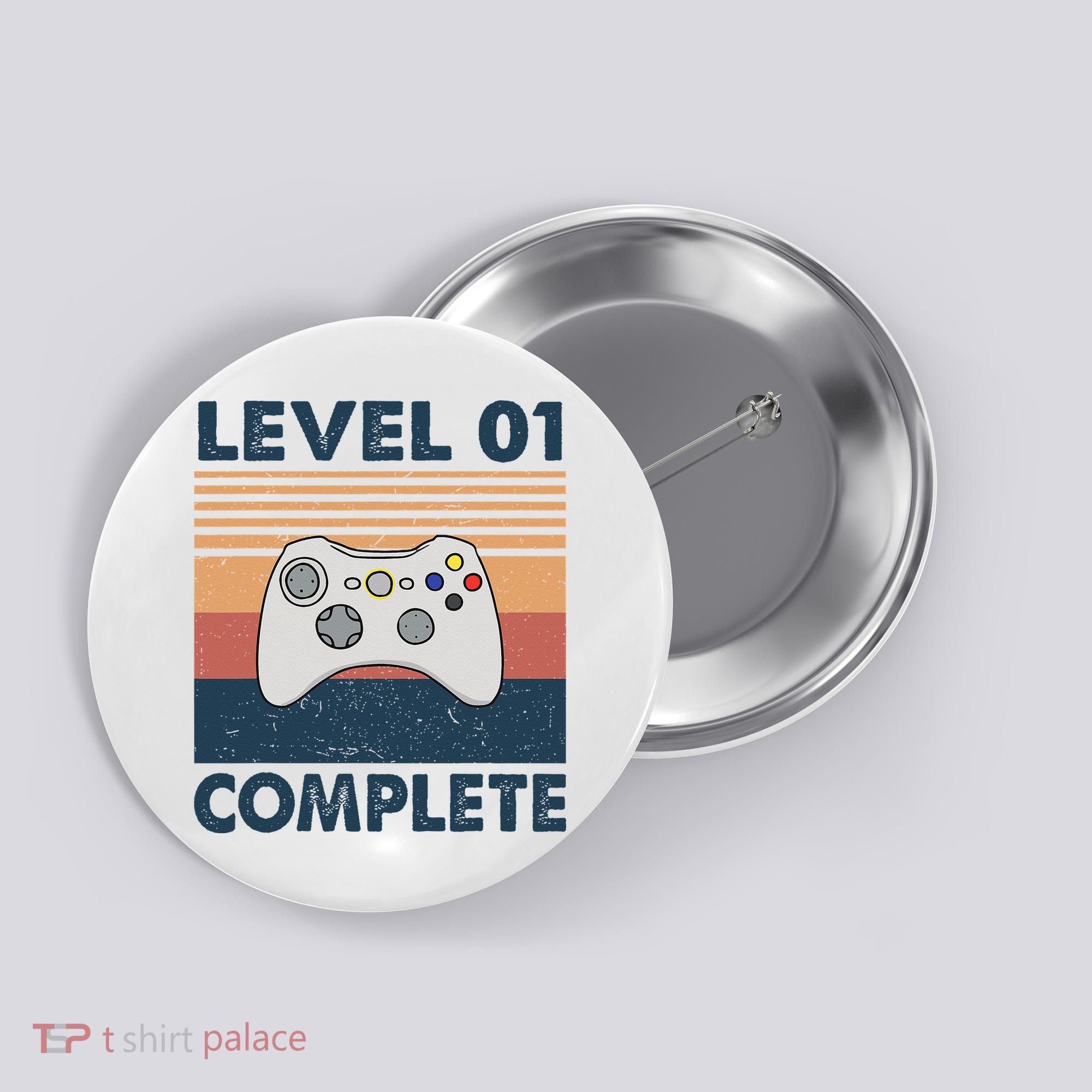 Funny 1st Wedding Anniversary For Couples Level 1 Complete Button