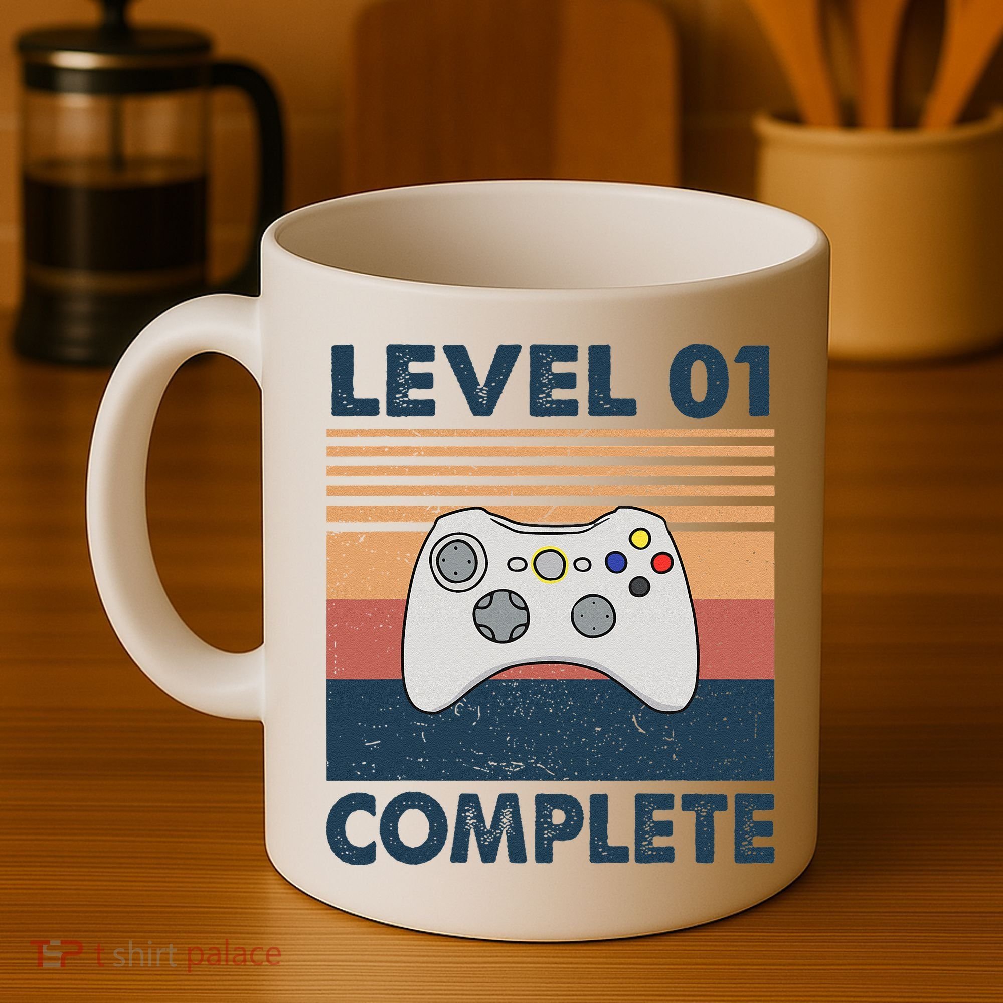 Funny 1st Wedding Anniversary For Couples Level 1 Complete Coffee Mug