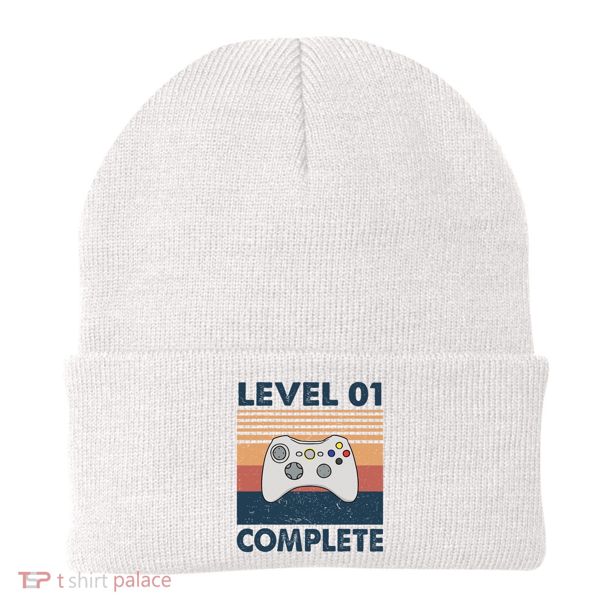 Funny 1st Wedding Anniversary For Couples Level 1 Complete Beanie