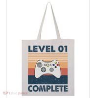 Funny 1st Wedding Anniversary For Couples Level 1 Complete Tote Bag thumb 0