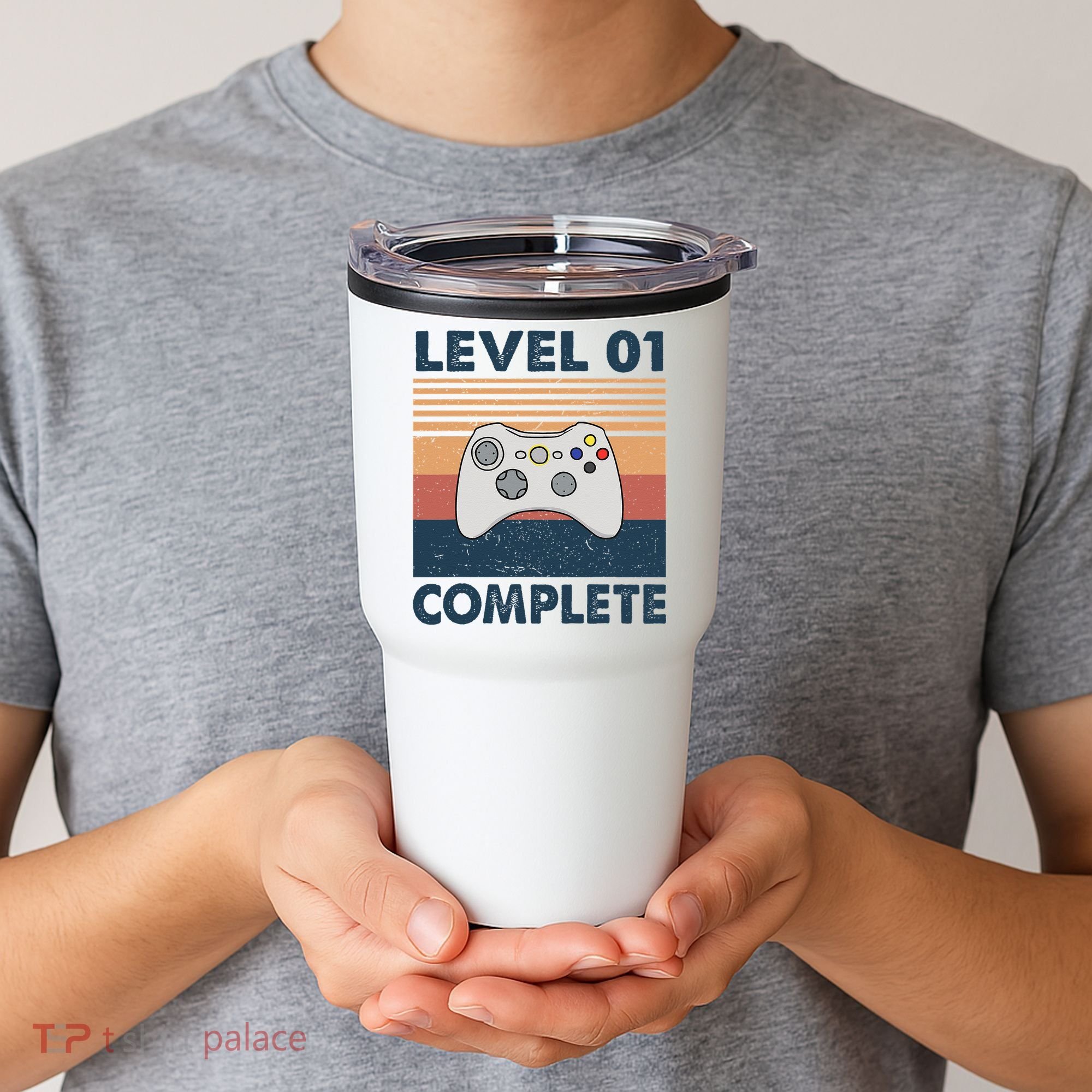Funny 1st Wedding Anniversary For Couples Level 1 Complete Tumbler