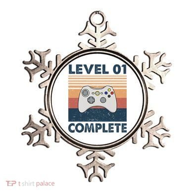Funny 1st Wedding Anniversary For Couples Level 1 Complete Ornament