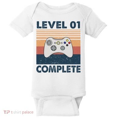 Funny 1st Wedding Anniversary For Couples Level 1 Complete Baby Bodysuit