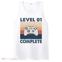 Funny 1st Wedding Anniversary For Couples Level 1 Complete PosiCharge Competitor Tank thumb 0