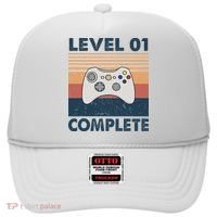 Funny 1st Wedding Anniversary For Couples Level 1 Complete Hat thumb 0