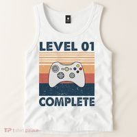 Funny 1st Wedding Anniversary For Couples Level 1 Complete Tank Top thumb 2