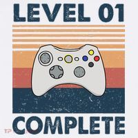 Funny 1st Wedding Anniversary For Couples Level 1 Complete Golf Towel thumb 3