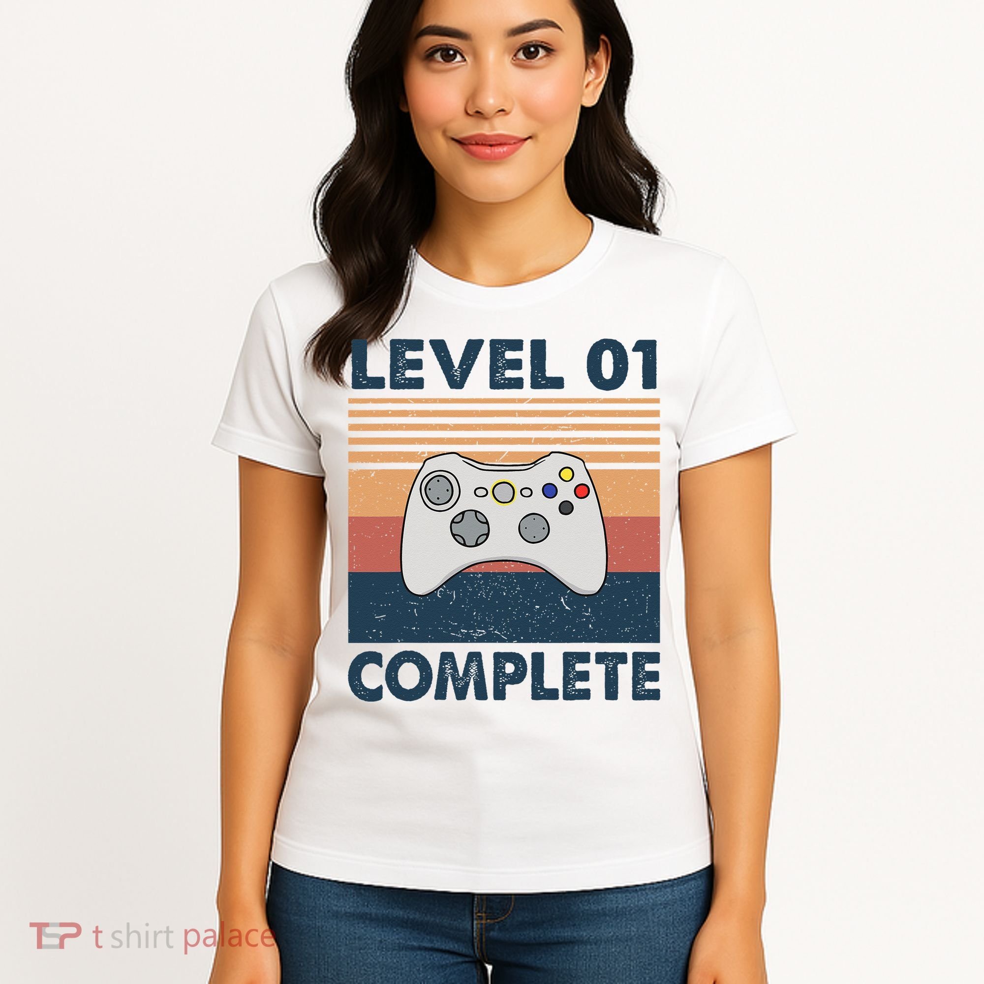Funny 1st Wedding Anniversary For Couples Level 1 Complete Women's T-Shirt
