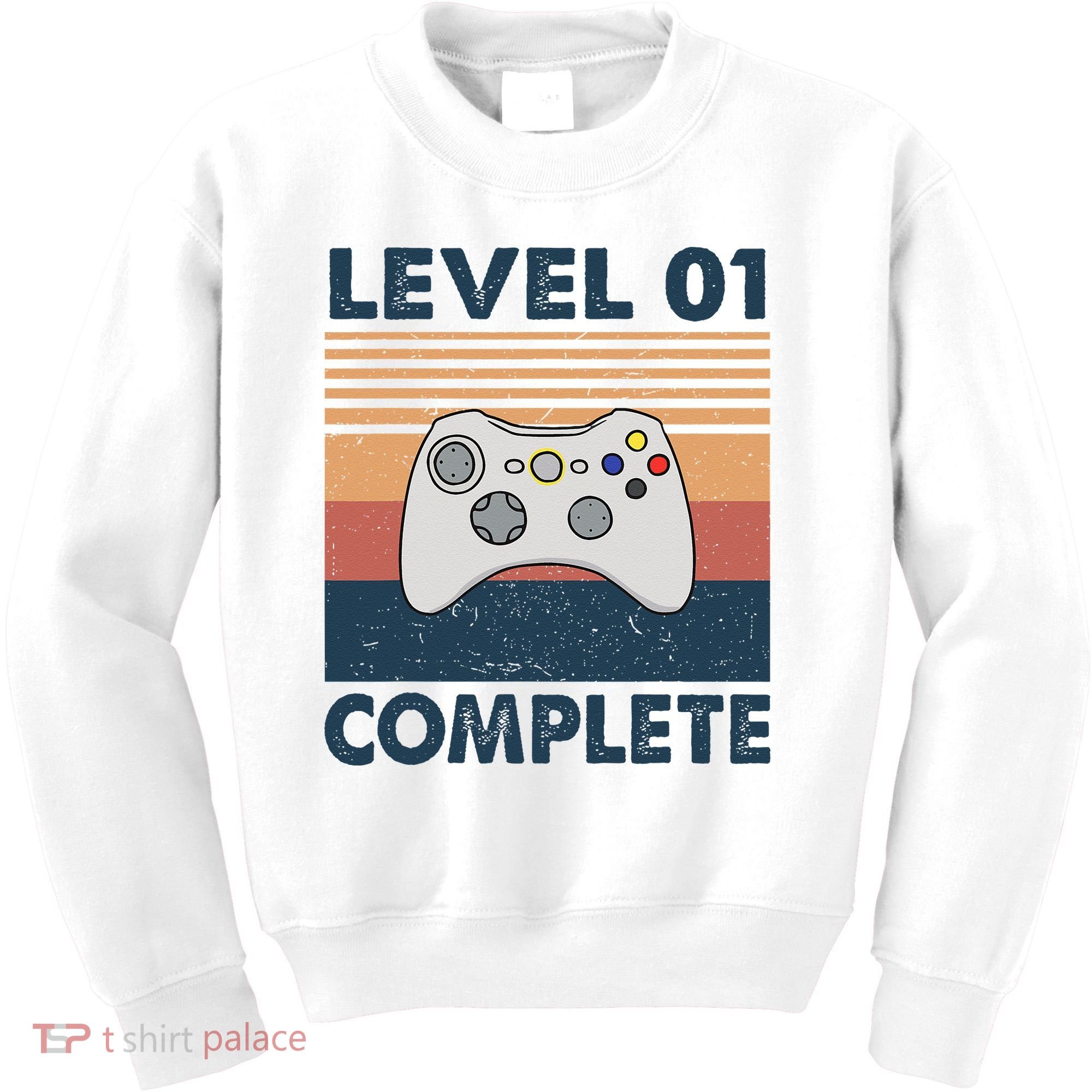 Funny 1st Wedding Anniversary For Couples Level 1 Complete Kids Sweatshirt