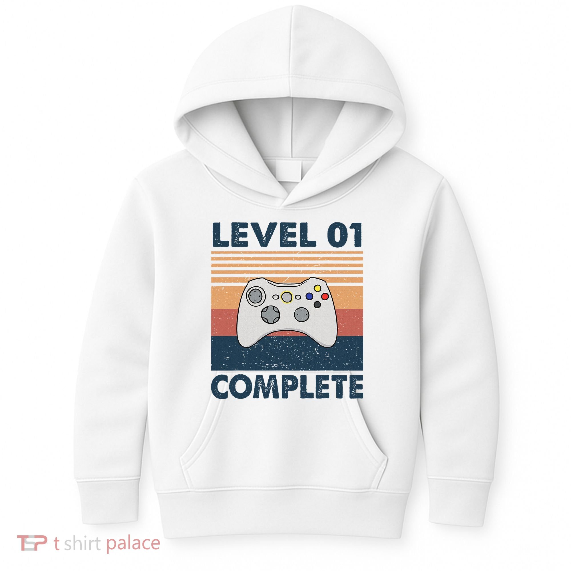 Funny 1st Wedding Anniversary For Couples Level 1 Complete Kids Hoodie