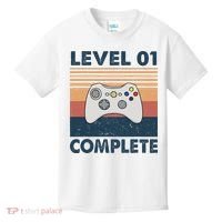 Funny 1st Wedding Anniversary For Couples Level 1 Complete Kids T-Shirt thumb 0