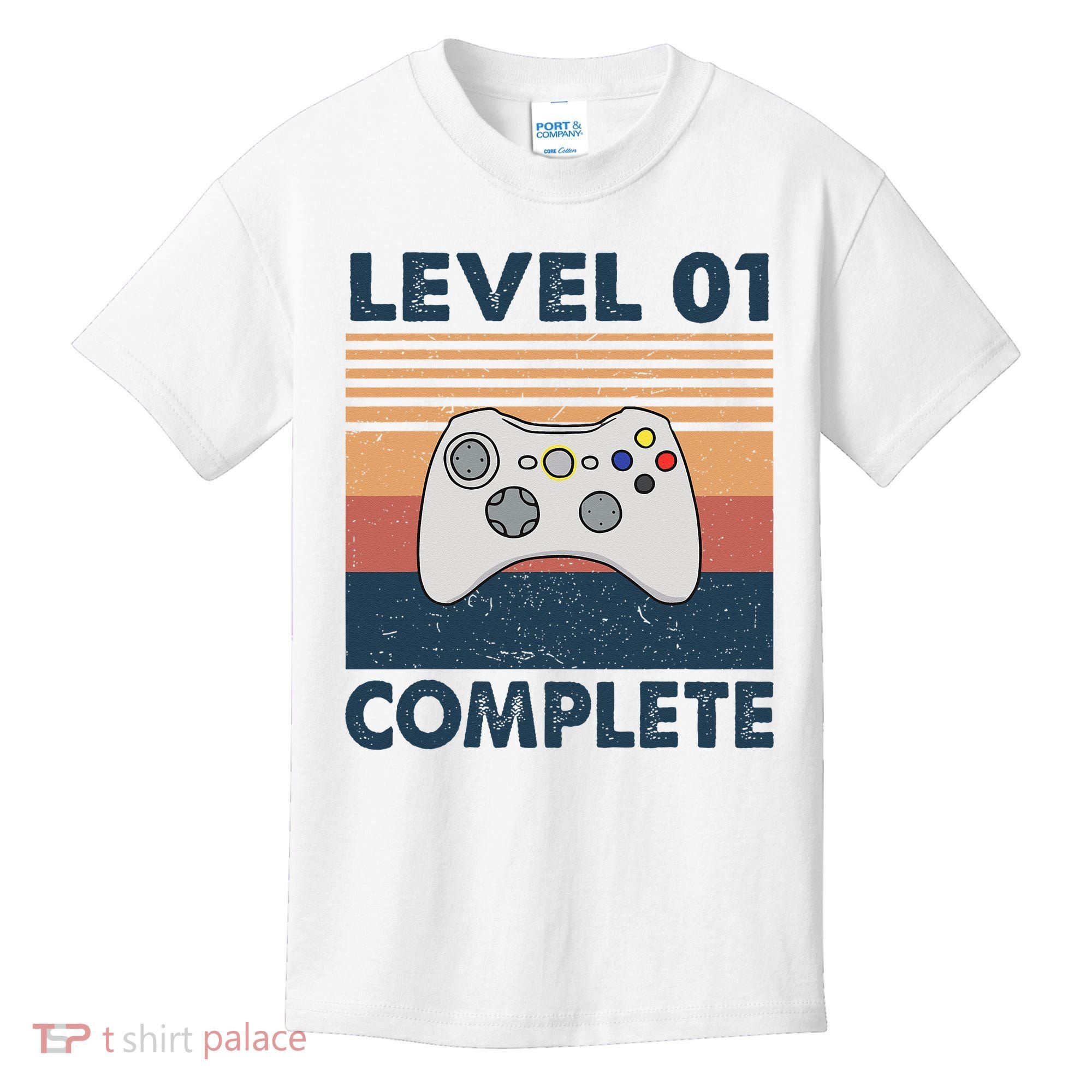 Funny 1st Wedding Anniversary For Couples Level 1 Complete Kids T-Shirt