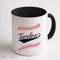 Funny 12 Year Old 12th Baseball Softball Birthday Party Gift Coffee Mug thumb 1