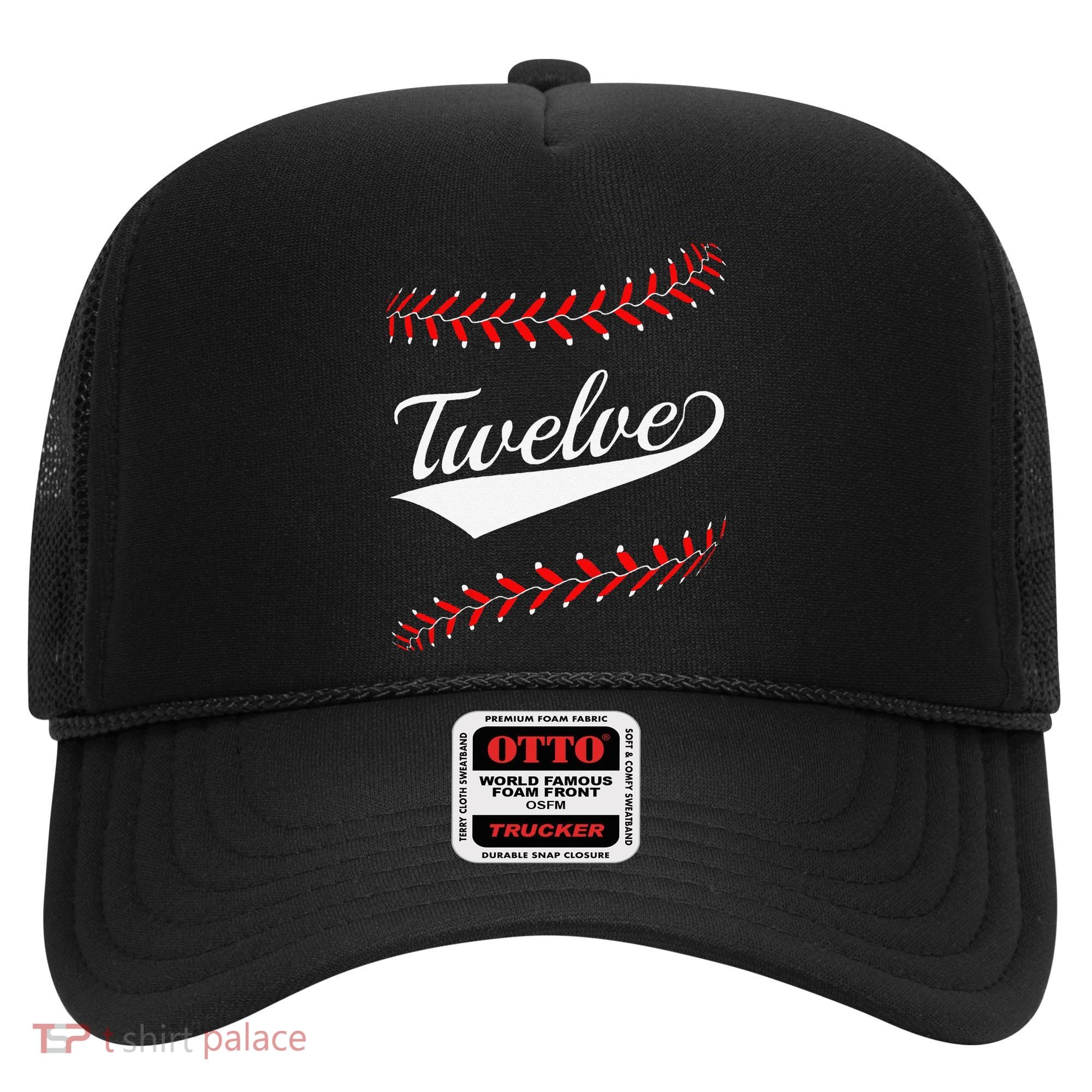 Funny 12 Year Old 12th Baseball Softball Birthday Party Gift Hat