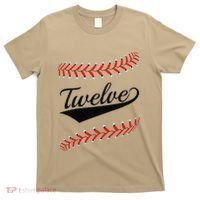 Funny 12 Year Old 12th Baseball Softball Birthday Party Gift T-Shirt thumb 0