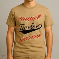 Funny 12 Year Old 12th Baseball Softball Birthday Party Gift T-Shirt thumb 3