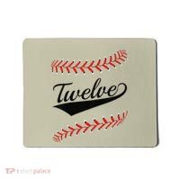 Funny 12 Year Old 12th Baseball Softball Birthday Party Gift Mousepad thumb 0