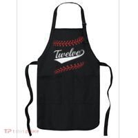 Funny 12 Year Old 12th Baseball Softball Birthday Party Apron thumb 0