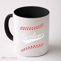 Funny 12 Year Old 12th Baseball Softball Birthday Party Coffee Mug thumb 0