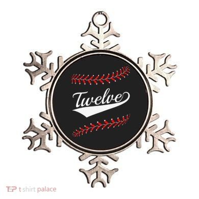 Funny 12 Year Old 12th Baseball Softball Birthday Party Ornament