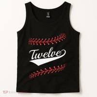Funny 12 Year Old 12th Baseball Softball Birthday Party Tank Top thumb 2