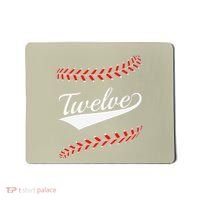 Funny 12 Year Old 12th Baseball Softball Birthday Party Mousepad thumb 0