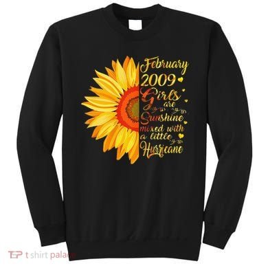 February 2009 14th Birthday Gift 14 Years Old Sweatshirt