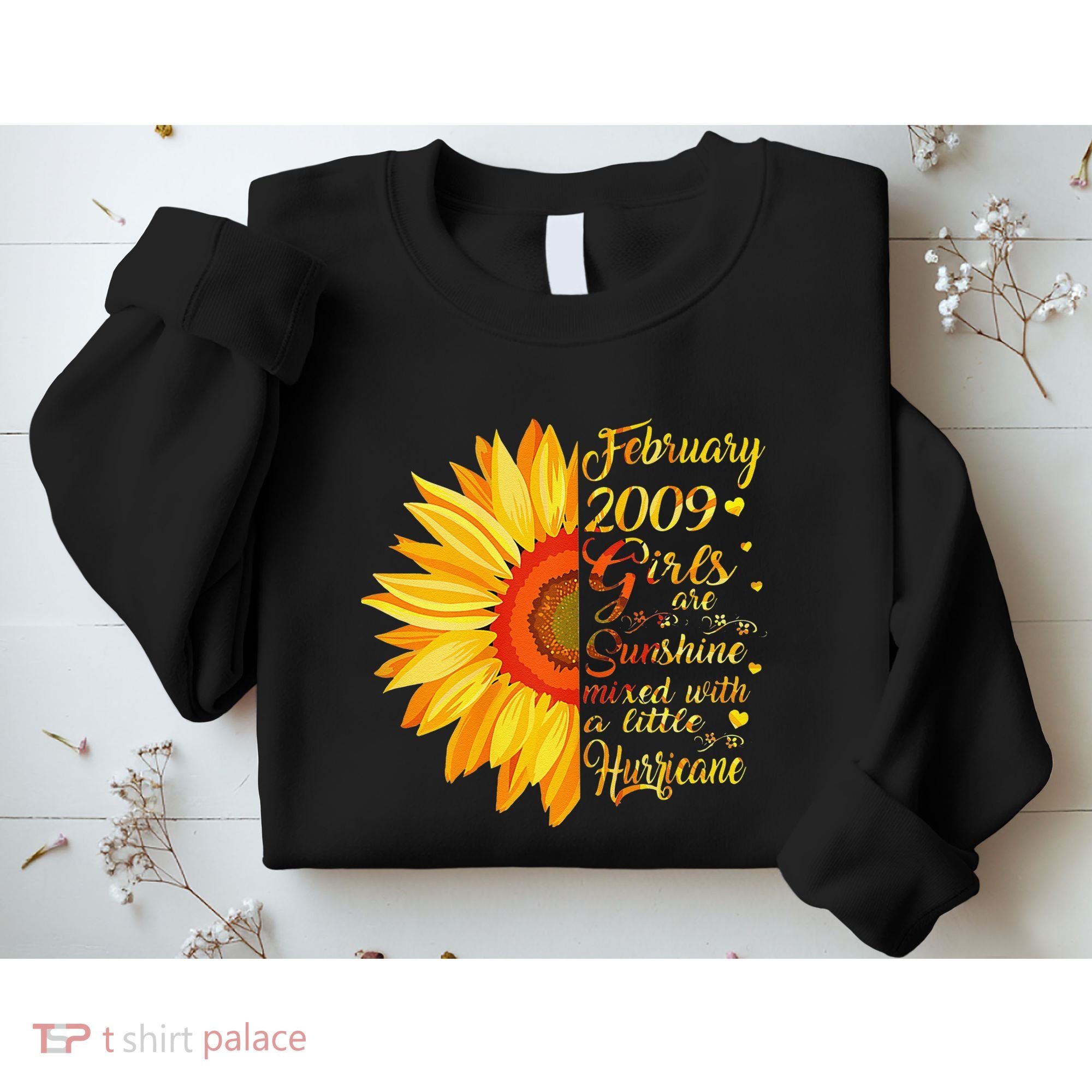 February 2009 14th Birthday Gift 14 Years Old Sweatshirt
