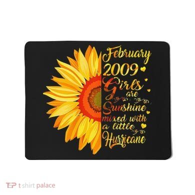 February 2009 14th Birthday Gift 14 Years Old Mousepad