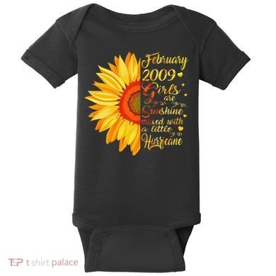 February 2009 14th Birthday Gift 14 Years Old Baby Bodysuit