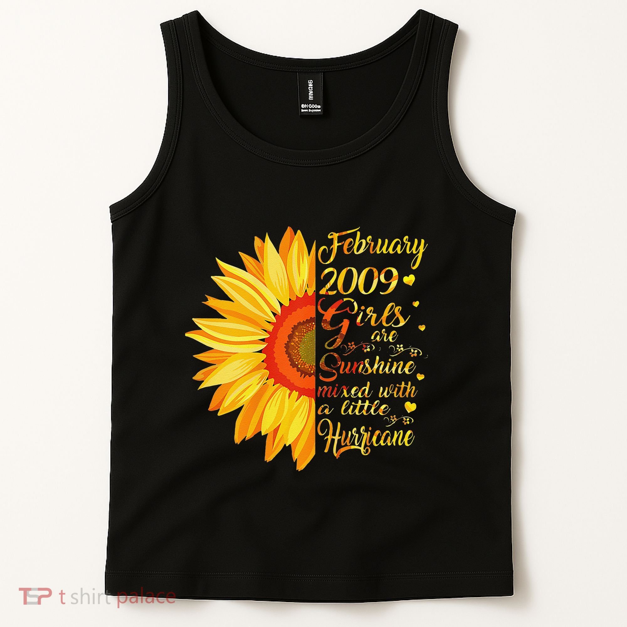 February 2009 14th Birthday Gift 14 Years Old Tank Top