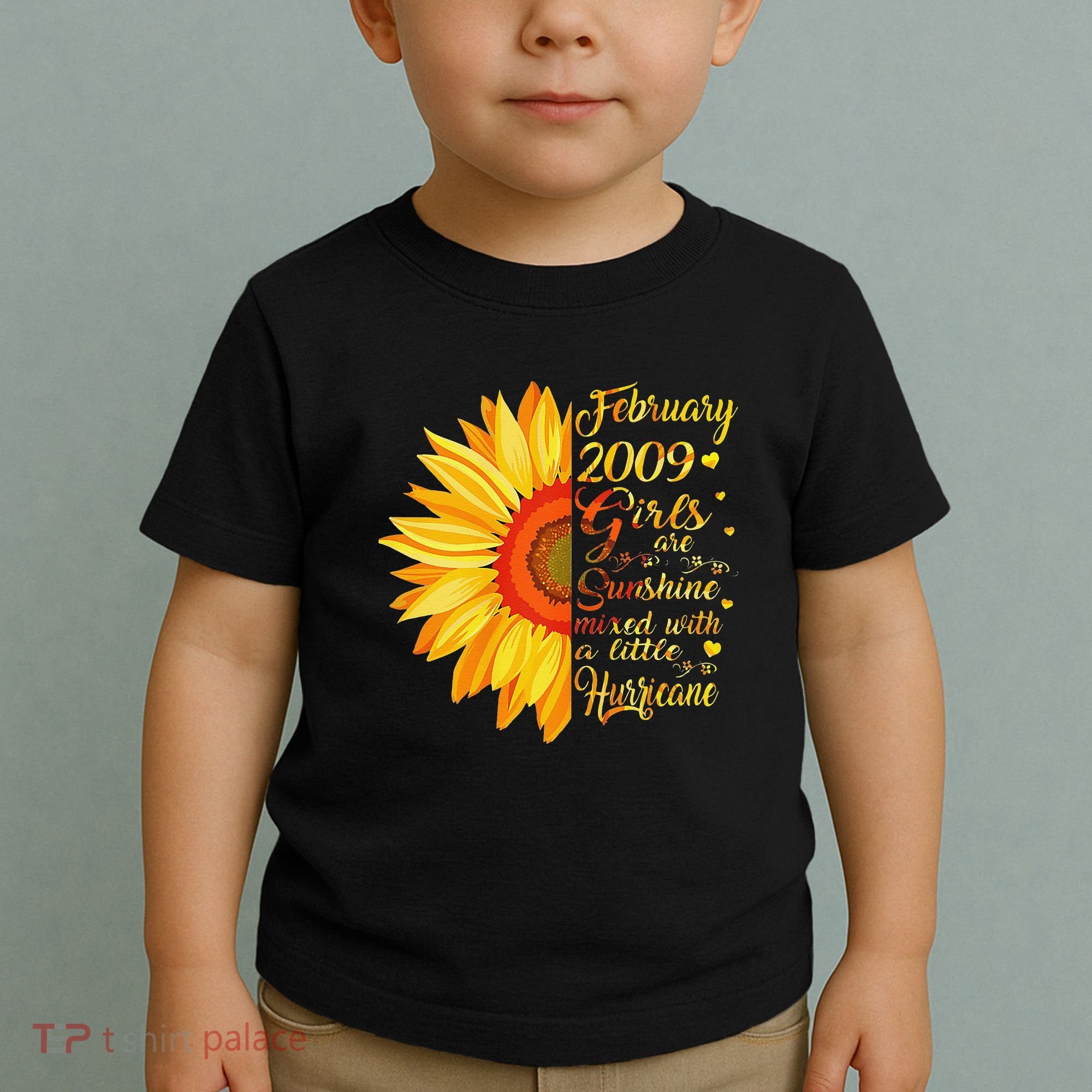 February 2009 14th Birthday Gift 14 Years Old Toddler T-Shirt