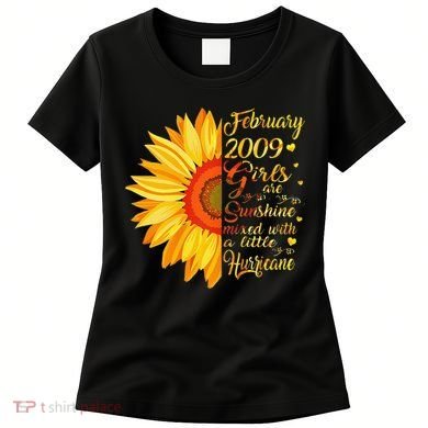 February 2009 14th Birthday Gift 14 Years Old Women's T-Shirt