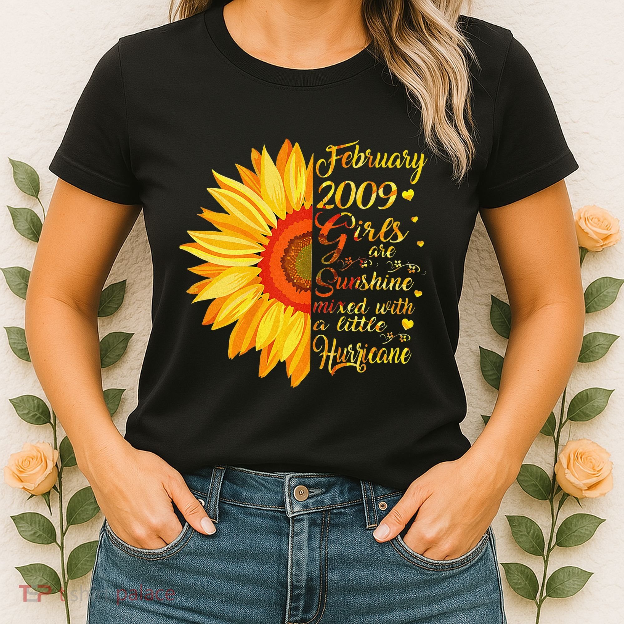 February 2009 14th Birthday Gift 14 Years Old Women's T-Shirt