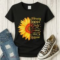 February 2009 14th Birthday Gift 14 Years Old Women's T-Shirt thumb 3