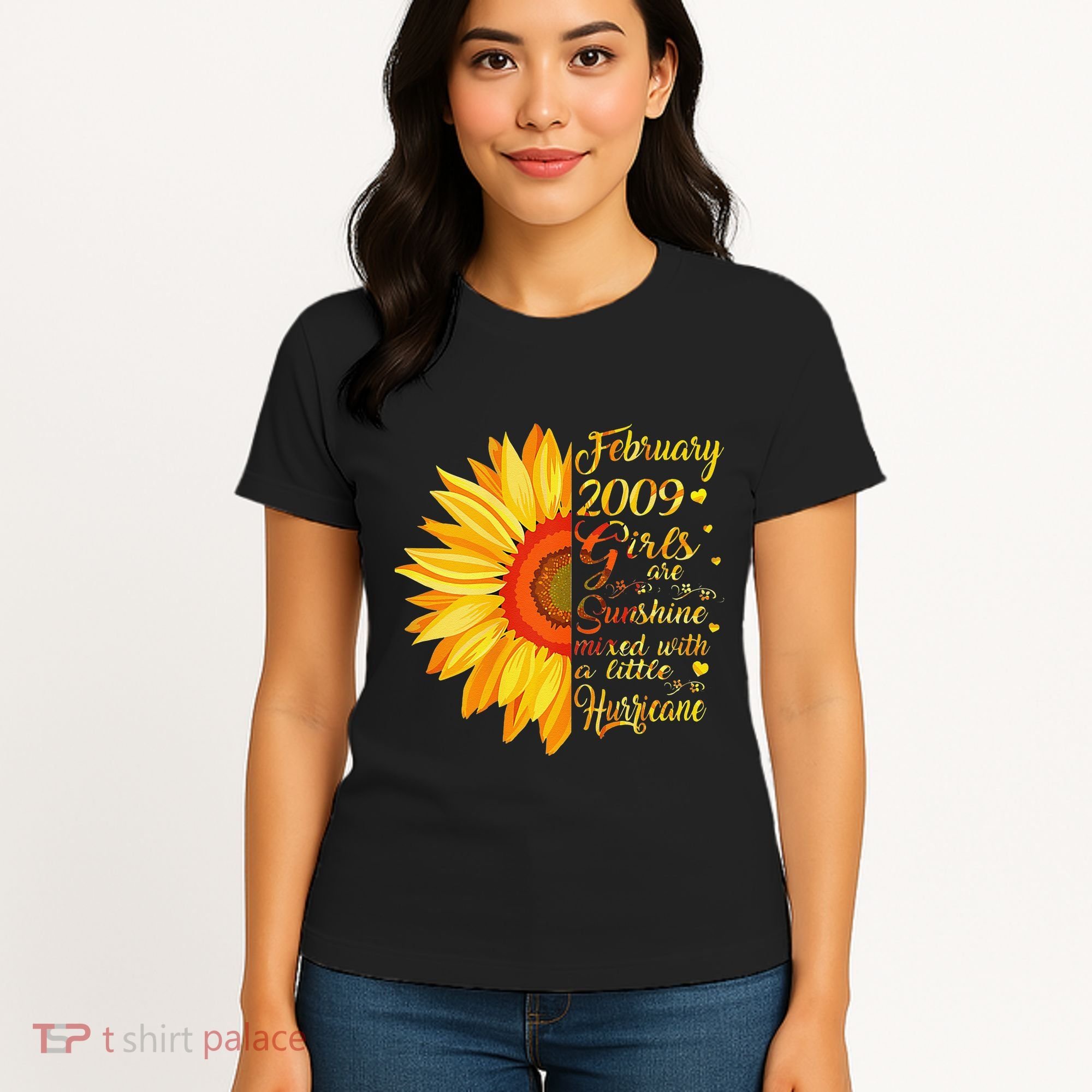 February 2009 14th Birthday Gift 14 Years Old Women's T-Shirt