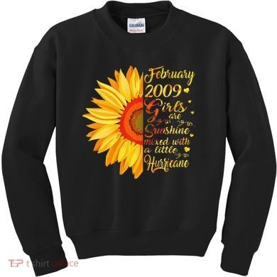 February 2009 14th Birthday Gift 14 Years Old Kids Sweatshirt