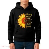 February 2009 14th Birthday Gift 14 Years Old Kids Hoodie thumb 4