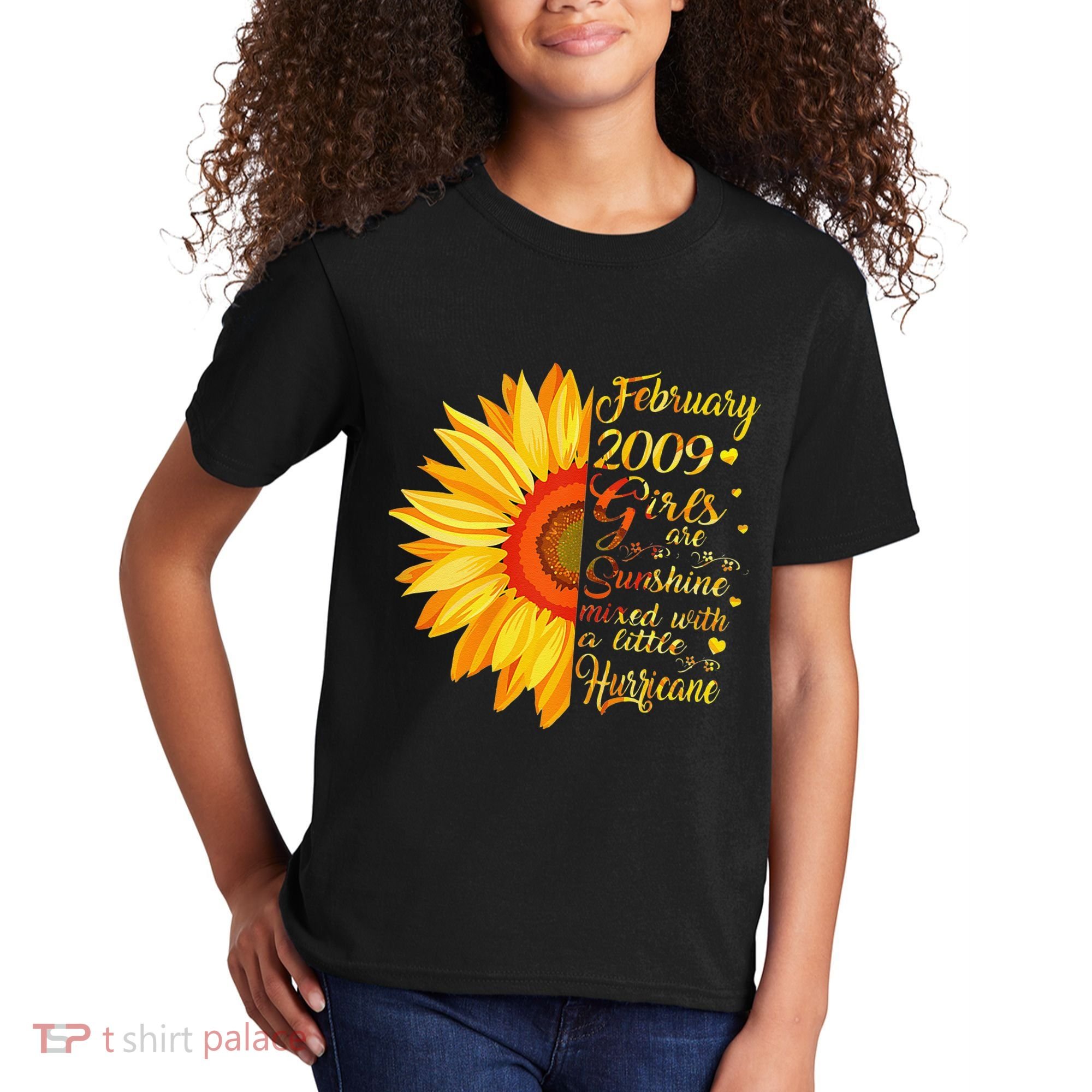 February 2009 14th Birthday Gift 14 Years Old Kids T-Shirt