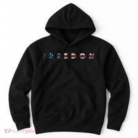 Freedom 250th Anniversary Birthday America USA Eagle Front And Back Hoodie thumb 0