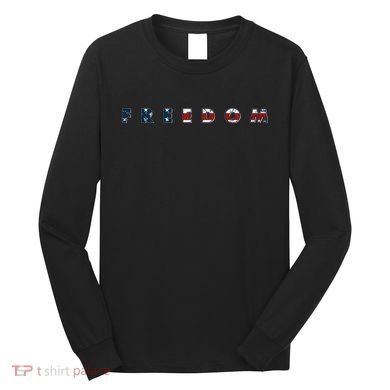Freedom 250th Anniversary Birthday America USA Eagle Front And Back Long Sleeve Shirt