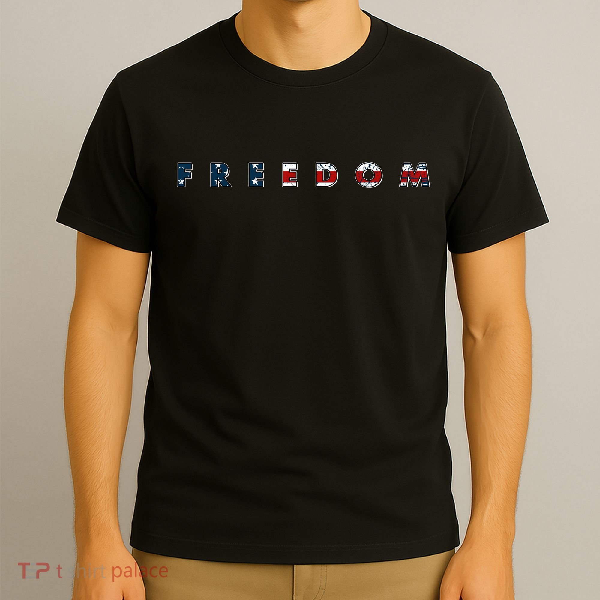 Freedom 250th Anniversary Birthday America USA Eagle Front And Back T-Shirt