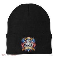 Freedom 250th Anniversary Birthday America USA Eagle Front And Back Beanie thumb 1