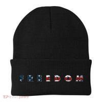 Freedom 250th Anniversary Birthday America USA Eagle Front And Back Beanie thumb 0