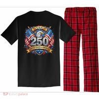 Freedom 250th Anniversary Birthday America USA Eagle Front And Back Pajama Set thumb 1