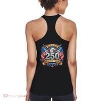 Freedom 250th Anniversary Birthday America USA Eagle Front And Back Women's Tank Top thumb 1